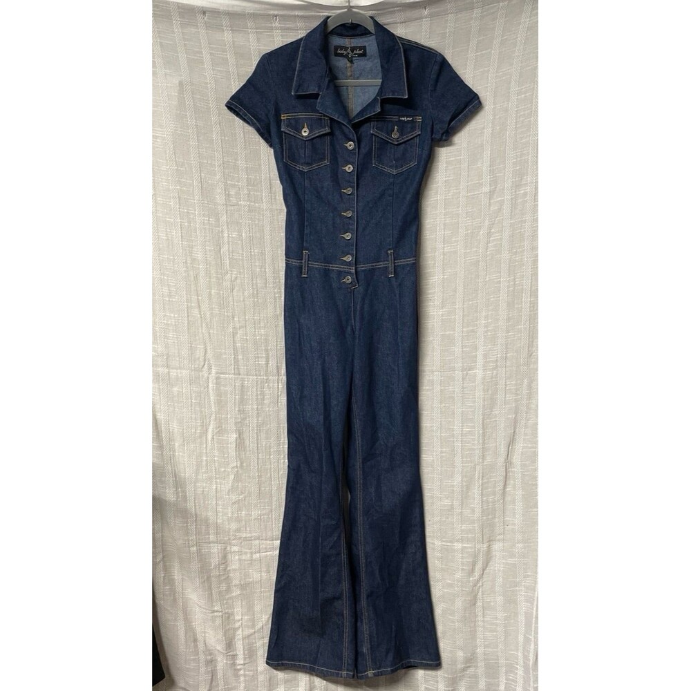 Y2K Baby Phat Denim fitted Jumpsuit 7